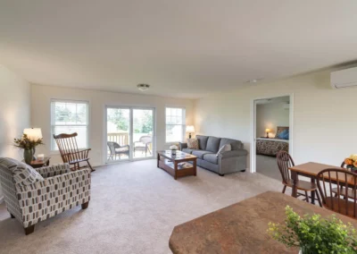 Summit by Morrison interior view of open-concept dining and living room spaces