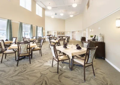 Summit by Morrison interior view of dining room