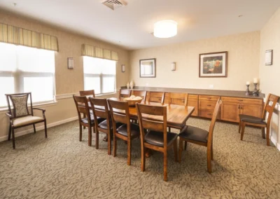 Interior view of Summit by Morrison dining space